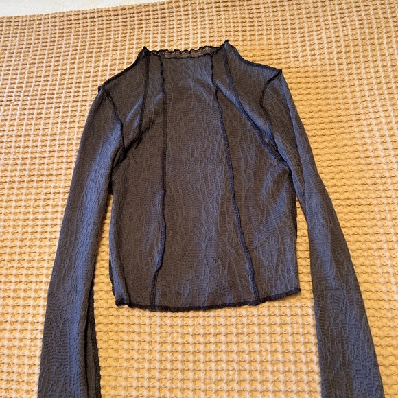 Kimchi Blue Charcoal Lace Blouse - Picture 5 of 5